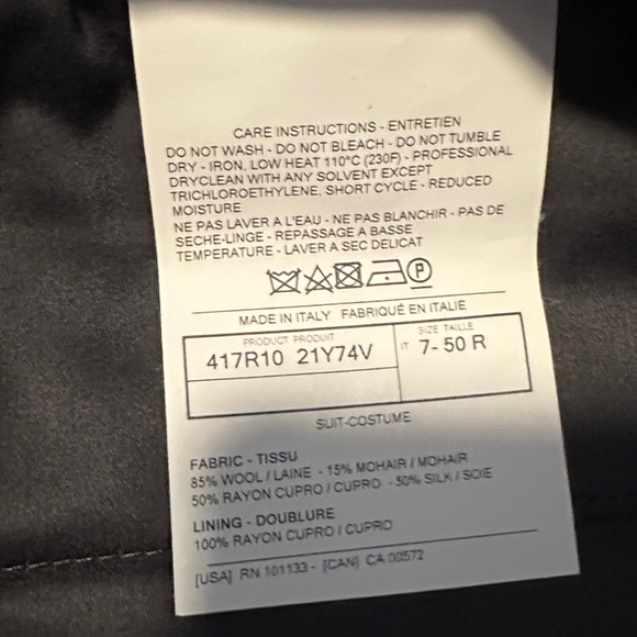 Tom Ford Tuxedo Pants Black Wool Flat Front Formal Sz 34x32 - Picture 11 of 13